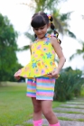 Conjunto Listras Flores