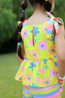 Conjunto Listras Flores
