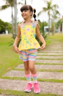 Conjunto Listras Flores