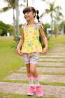 Conjunto Listras Flores