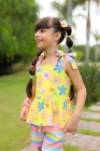 Conjunto Listras Flores