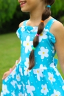 Vestido Margarida Azul