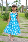 Vestido Margarida Azul