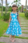 Vestido Margarida Azul