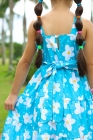 Vestido Margarida Azul