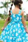 Vestido Margarida Azul