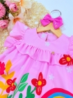 Vestido + Calcinha (1 ano) Flores