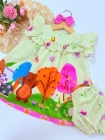 Vestido + Calcinha (1 ano) Ursinho