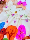 Vestido + Calcinha (1 ano) Ursinho
