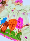Vestido + Calcinha (1 ano) Ursinho