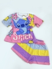 Pijama Manga Curta Stitch