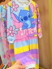 Pijama Manga Longa Stitch