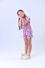 Pijama Americano Hello Kitty Rosa