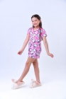Pijama Americano Hello Kitty Rosa