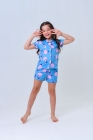 Pijama Americano Stitch Azul