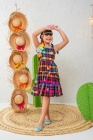 Vestido Xadrez Ludico