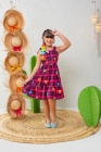 Vestido Xadrez Pink