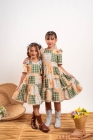 Vestido Xadrez Amarelinho