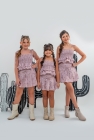 Conjunto Xadrez Short Saia Nude