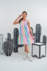 Vestido Xadrez Candy Laço