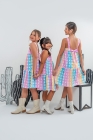 Vestido Xadrez Candy Laço