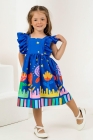 Vestido Helena Azul (Premium)