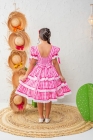 Vestido Junino Maria Flor Pink (NA)