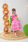 Vestido Junino Maria Flor Pink (NA)