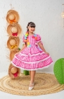 Vestido Junino Maria Flor Pink (NA)