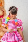 Vestido Junino Maria Flor Pink (NA)