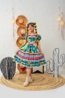 Vestido Junino Azul Turquesa (NA)