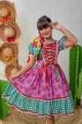 Vestido Junino Catarina Rosa (NA)