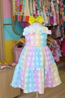 Vestido Xadrez Candy Laço