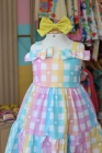 Vestido Xadrez Candy Laço