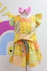 Conjunto Xadrez Amarelinho