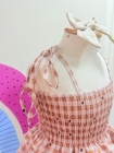 Conjunto Xadrez Short Saia Nude