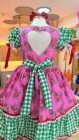 Vestido Junino Xadrez Catarina Rosa (NA)