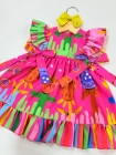 Vestido Helena Rosa Baby (Premium)
