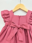 Vestido Luxo 1 ano Baby Rosê Nude (Premium)