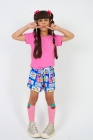 Conjunto T-shirt Rosa Chiclete