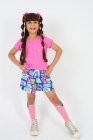 Conjunto T-shirt Rosa Chiclete