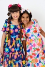 Vestido Rosa Tulipa