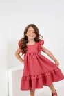 Vestido LUXO Rosa Seco (Premium)