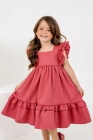 Vestido LUXO Rosa Seco (Premium)