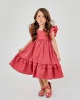 Vestido LUXO Rosa Seco (Premium)