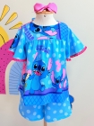 Conjunto Stitch Azul Pompom