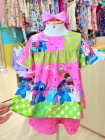 Conjunto Stitch Rosa Pompom