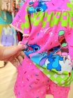 Conjunto Stitch Rosa Pompom