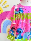 Conjunto Stitch Rosa Pompom