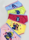 Kit com 5 - Calcinhas Lilo & Stitch 